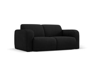 Dvivietė sofa Windsor & Co Lola, 170x95x72 cm, juoda kaina ir informacija | Sofos | pigu.lt