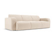 Trivietė Sofa Windsor & Co Lola, 235x95x72 cm, smėlio kaina ir informacija | Sofos | pigu.lt