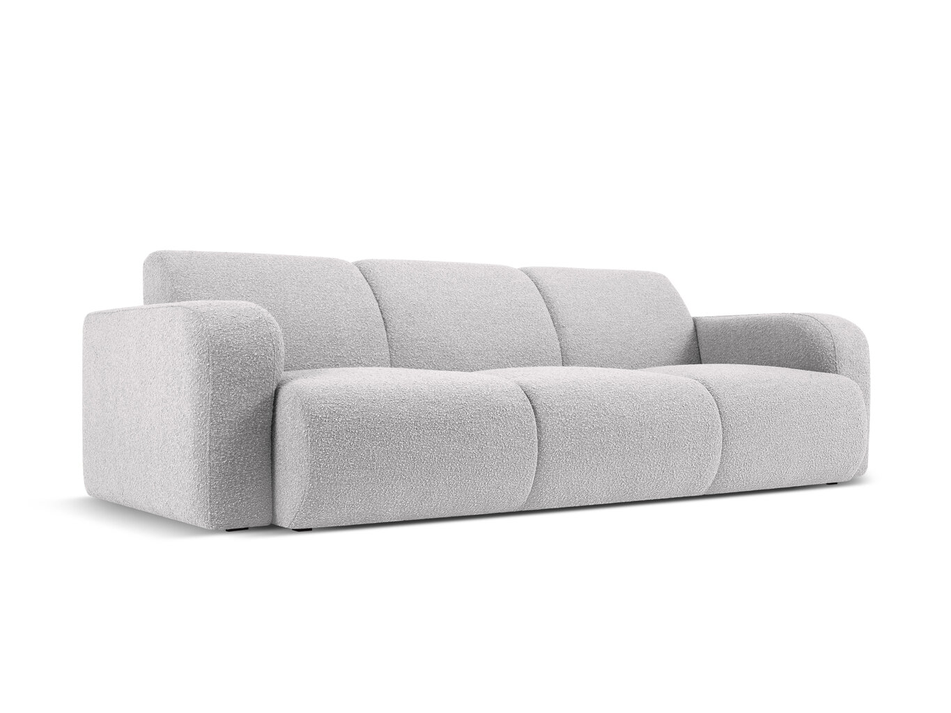 Trivietė Sofa Windsor & Co Lola, 235x95x72 cm, šviesiai pilka kaina ir informacija | Sofos | pigu.lt