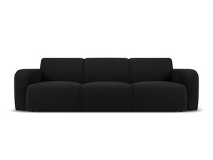 Trivietė Sofa Windsor & Co Lola, 235x95x72 cm, juoda kaina ir informacija | Sofos | pigu.lt