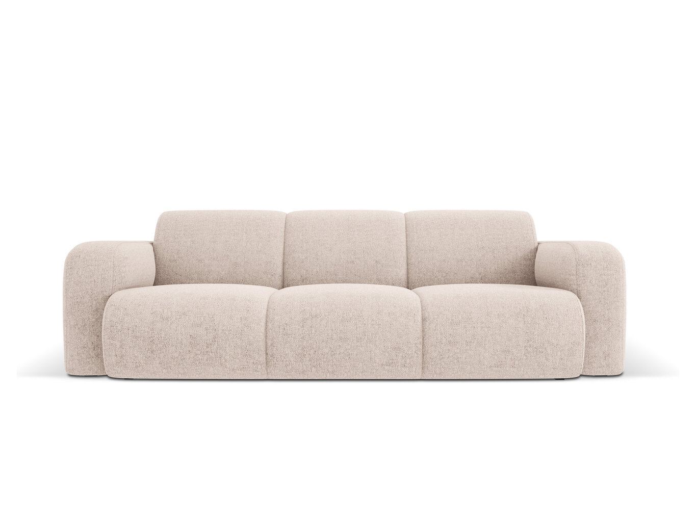 Trivietė sofa Windsor & Co Lola, 235x95x72 cm, smėlio цена и информация | Sofos | pigu.lt