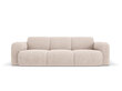 Trivietė sofa Windsor & Co Lola, 235x95x72 cm, smėlio цена и информация | Sofos | pigu.lt