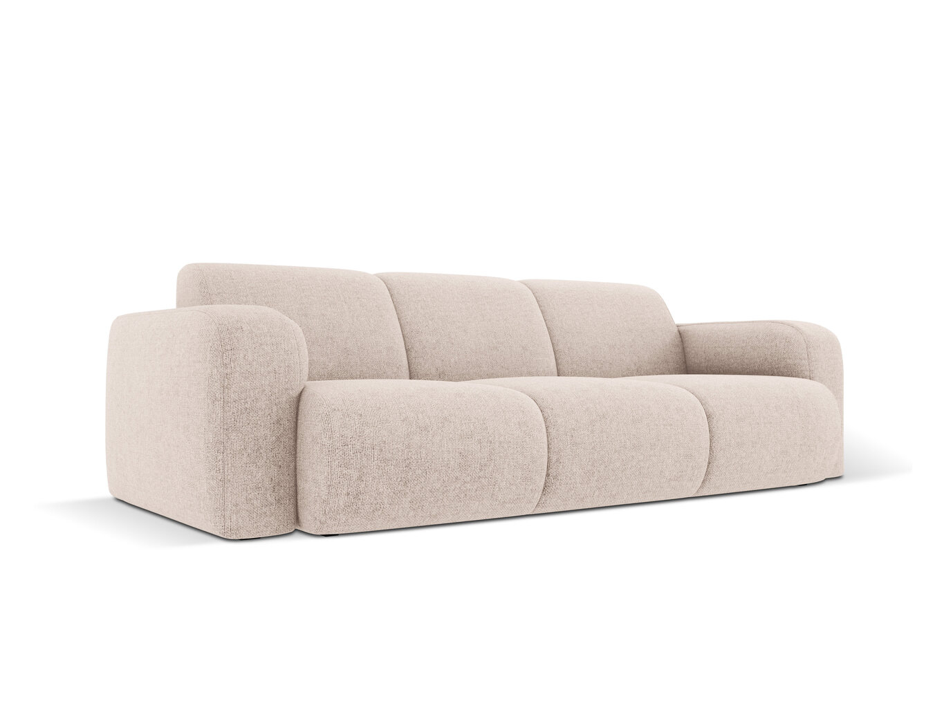 Trivietė sofa Windsor & Co Lola, 235x95x72 cm, smėlio цена и информация | Sofos | pigu.lt