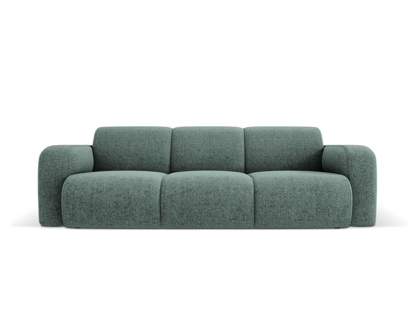 Trivietė sofa Windsor & Co Lola, 235x95x72 cm, žalia kaina ir informacija | Sofos | pigu.lt