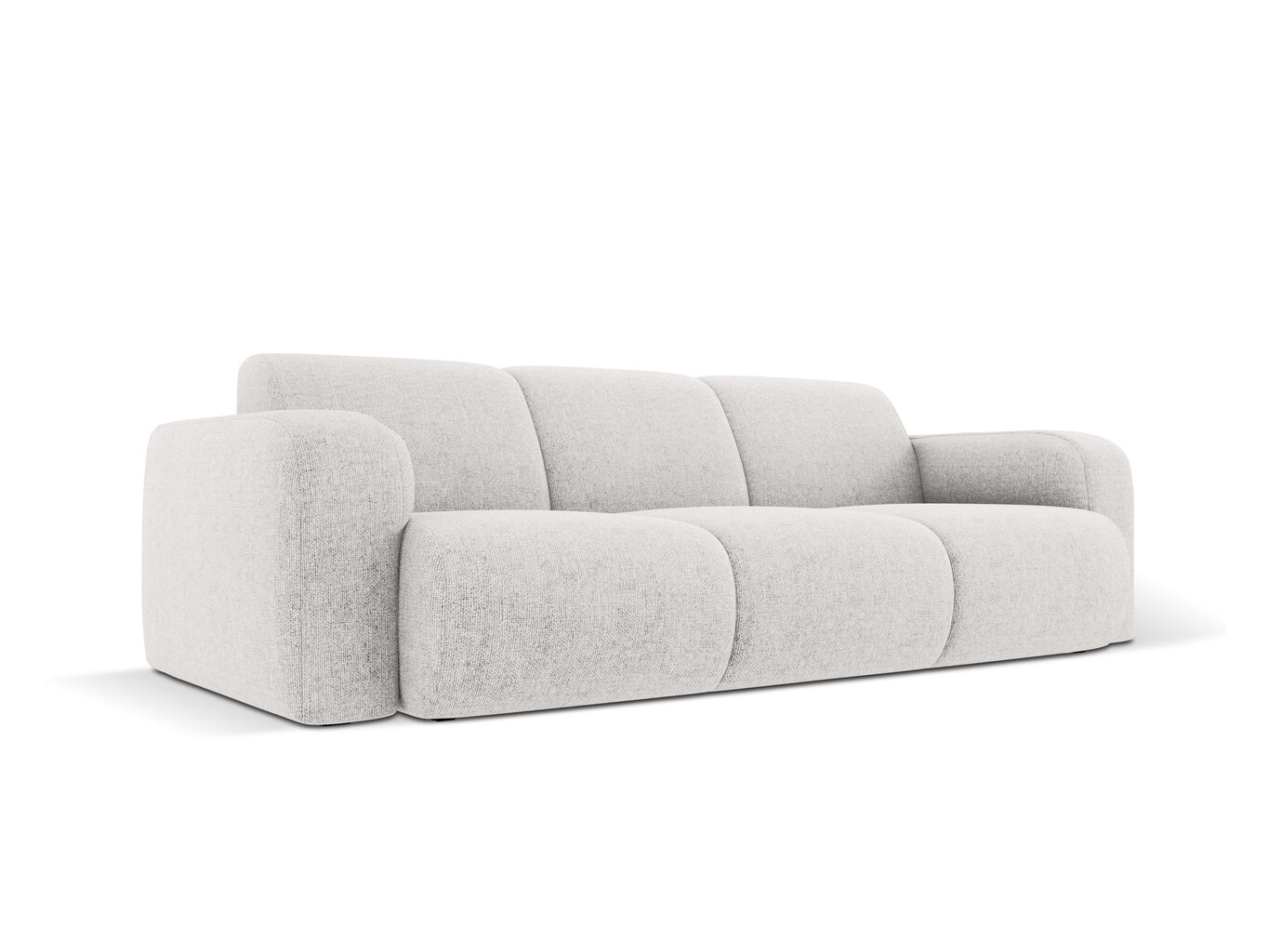 Trivietė sofa Windsor & Co Lola, 235x95x72 cm, šviesiai pilka kaina ir informacija | Sofos | pigu.lt