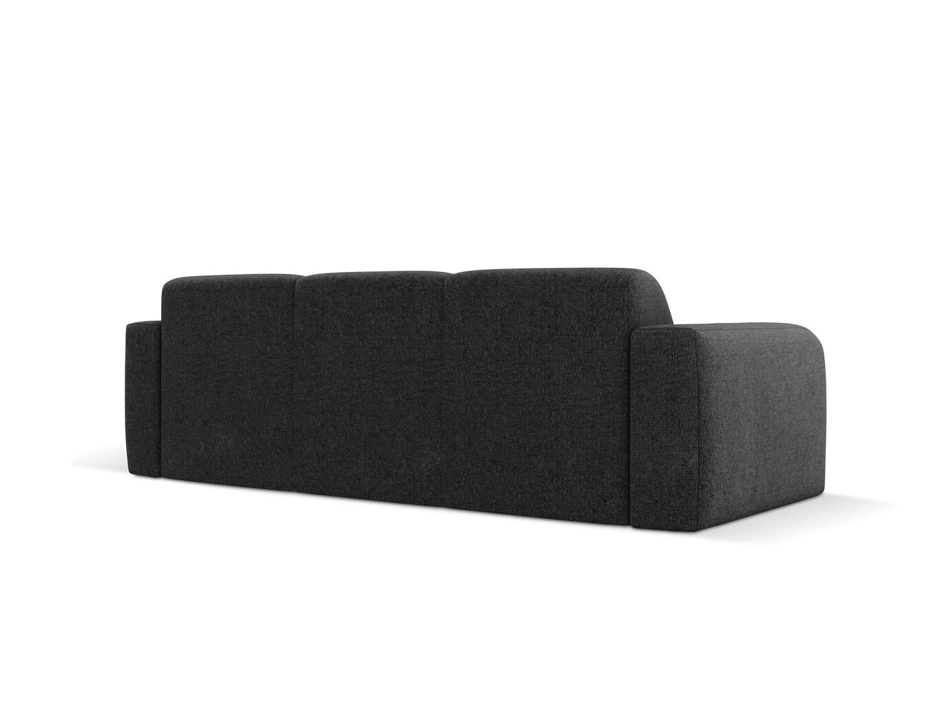 Trivietė sofa Windsor & Co Lola, 235x95x72 cm, juoda kaina ir informacija | Sofos | pigu.lt