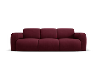 Trivietė sofa Windsor & Co Lola, 235x95x72 cm, tamsiai raudona kaina ir informacija | Sofos | pigu.lt