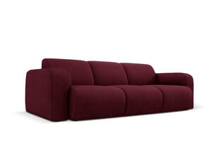 Trivietė sofa Windsor & Co Lola, 235x95x72 cm, tamsiai raudona kaina ir informacija | Sofos | pigu.lt