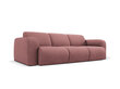 Trivietė sofa Windsor & Co Lola, 235x95x72 cm, rožinė kaina ir informacija | Sofos | pigu.lt