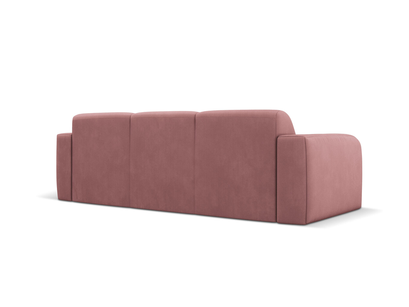 Trivietė sofa Windsor & Co Lola, 235x95x72 cm, rožinė kaina ir informacija | Sofos | pigu.lt