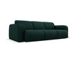 Trivietė sofa Windsor & Co Lola, 235x95x72 cm, tamsiai žalia цена и информация | Sofos | pigu.lt