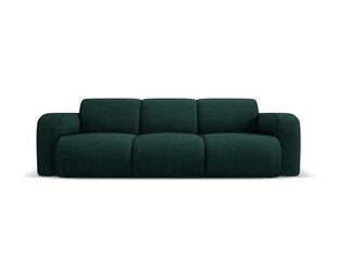 Trivietė sofa Windsor & Co Lola, 235x95x72 cm, tamsiai žalia kaina ir informacija | Sofos | pigu.lt