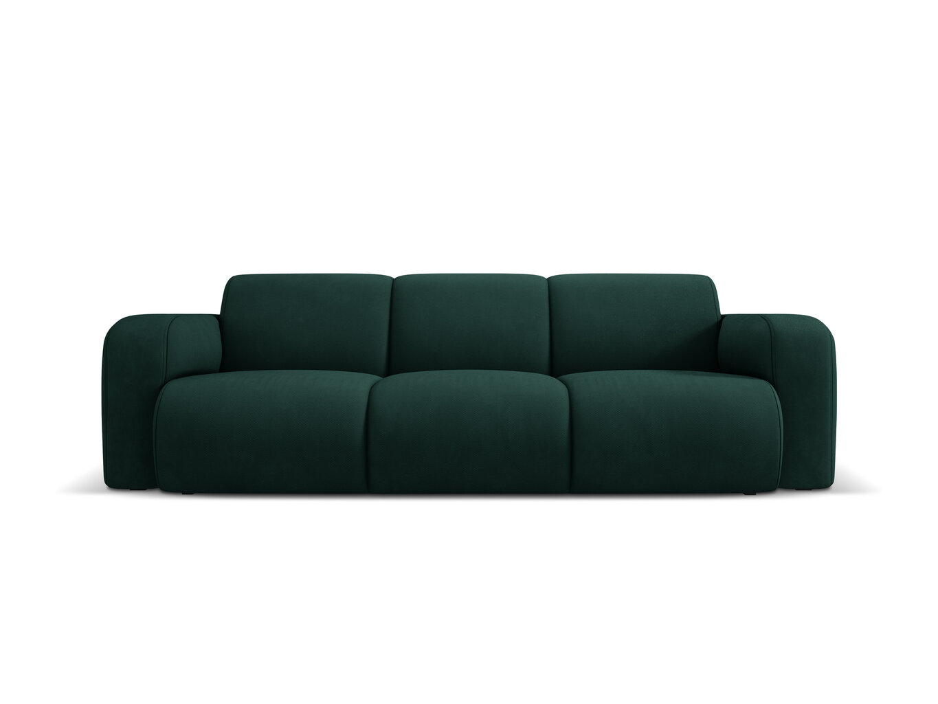 Trivietė sofa Windsor & Co Lola, 235x95x72 cm, tamsiai žalia цена и информация | Sofos | pigu.lt