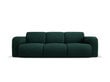 Trivietė sofa Windsor & Co Lola, 235x95x72 cm, tamsiai žalia цена и информация | Sofos | pigu.lt