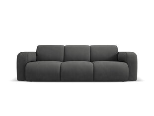 Trivietė sofa Windsor & Co Lola, 235x95x72 cm, tamsiai pilka kaina ir informacija | Sofos | pigu.lt
