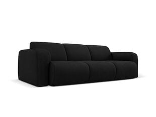 Trivietė sofa Windsor & Co Lola, 235x95x72 cm, juoda kaina ir informacija | Sofos | pigu.lt