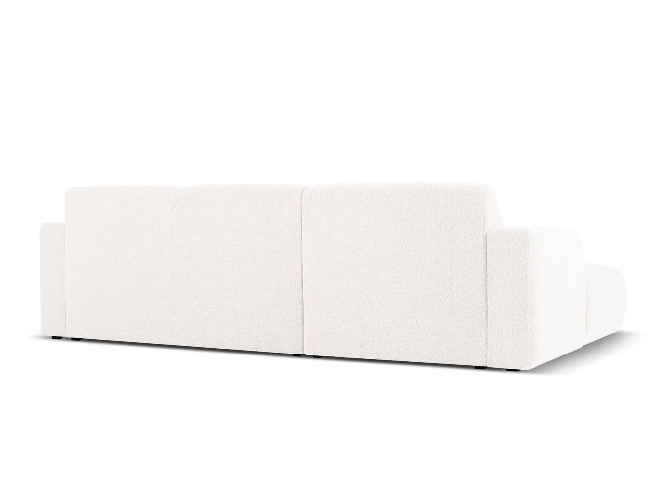 Keturvietė kairinė sofa Windsor & Co Lola, 250x170x72 cm, balta kaina ir informacija | Minkšti kampai | pigu.lt