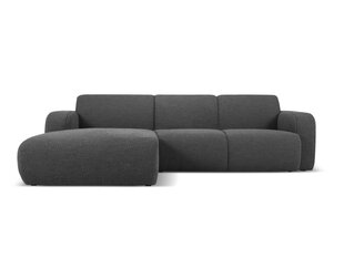 Keturvietė kairinė sofa Windsor & Co Lola, 250x170x72 cm, tamsiai pilka kaina ir informacija | Minkšti kampai | pigu.lt