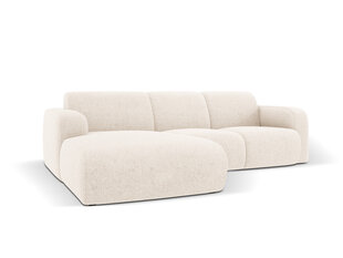 Kairinė sofa Windsor & Co Lola, 250x170x72 cm, smėlio kaina ir informacija | Minkšti kampai | pigu.lt