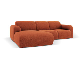 Kairinė sofa Windsor & Co Lola, 250x170x72 cm, raudona kaina ir informacija | Minkšti kampai | pigu.lt