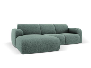 Kairinė sofa Windsor & Co Lola, 250x170x72 cm, šviesiai žalia kaina ir informacija | Minkšti kampai | pigu.lt