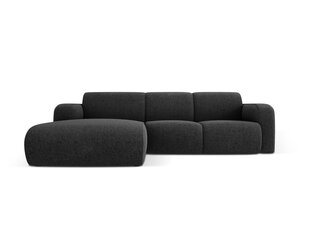Kairinė sofa Windsor & Co Lola, 250x170x72 cm, juoda kaina ir informacija | Minkšti kampai | pigu.lt
