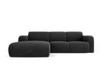 Kairinė sofa Windsor & Co Lola, 250x170x72 cm, juoda