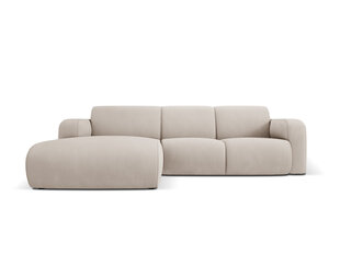 Kairinė sofa Windsor & Co Lola, 250x170x72 cm, smėlio kaina ir informacija | Minkšti kampai | pigu.lt