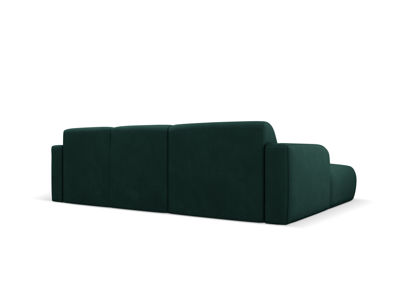 Kairinė sofa Windsor & Co Lola, 250x170x72 cm, tamsiai žalia kaina ir informacija | Minkšti kampai | pigu.lt