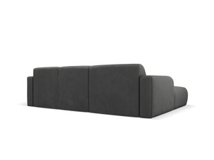 Kairinė sofa Windsor & Co Lola, 250x170x72 cm, tamsiai pilka kaina ir informacija | Minkšti kampai | pigu.lt