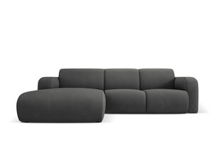 Kairinė sofa Windsor & Co Lola, 250x170x72 cm, tamsiai pilka kaina ir informacija | Minkšti kampai | pigu.lt