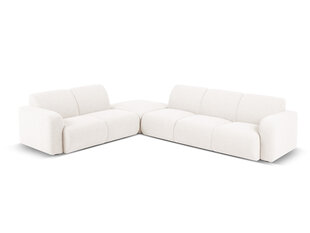 Šešiavietė kairinė sofa Windsor & Co Lola, 315x250x72 cm, balta kaina ir informacija | Minkšti kampai | pigu.lt