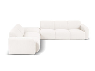 Šešiavietė kairinė sofa Windsor & Co Lola, 315x250x72 cm, balta kaina ir informacija | Minkšti kampai | pigu.lt