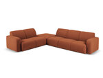Šešiavietė kairinė sofa Windsor & Co Lola, 315x250x72 cm, ruda