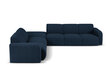 Šešiavietė kairinė sofa Windsor & Co Lola, 315x250x72 cm, tamsiai mėlyna цена и информация | Minkšti kampai | pigu.lt