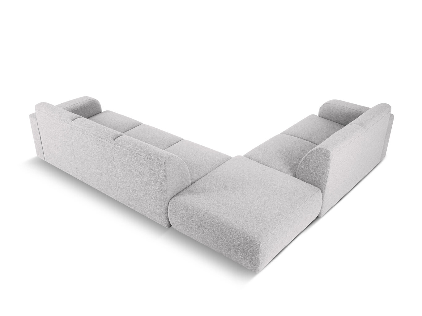 Šešiavietė kairinė sofa Windsor & Co Lola, 315x250x72 cm, šviesiai pilka kaina ir informacija | Minkšti kampai | pigu.lt