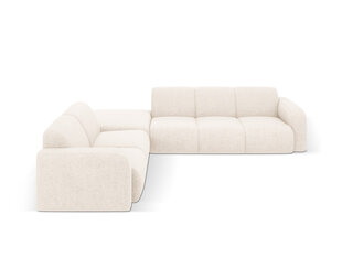 Kairinė kampinė sofa Windsor & Co Lola, 315x250x72 cm, smėlinė kaina ir informacija | Minkšti kampai | pigu.lt