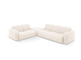 Kairinė kampinė sofa Windsor & Co Lola, 315x250x72 cm, smėlinė kaina ir informacija | Minkšti kampai | pigu.lt