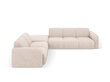 Kairinė kampinė sofa Windsor & Co Lola, 315x250x72 cm, smėlio цена и информация | Minkšti kampai | pigu.lt