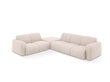 Kairinė kampinė sofa Windsor & Co Lola, 315x250x72 cm, smėlio цена и информация | Minkšti kampai | pigu.lt