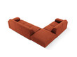 Kairinė kampinė sofa Windsor & Co Lola, 315x250x72 cm, raudona kaina ir informacija | Minkšti kampai | pigu.lt