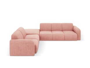 Диван угловой левый Windsor & Co Lola, 315x250x72 см, розовый цвет цена и информация | Угловые диваны | pigu.lt