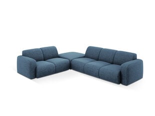 Kairinė kampinė sofa Windsor & Co Lola, 315x250x72 cm, mėlyna kaina ir informacija | Minkšti kampai | pigu.lt