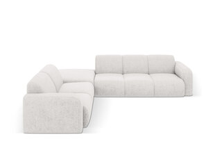 Kairinė kampinė sofa Windsor & Co Lola, 315x250x72 cm, šviesiai pilka kaina ir informacija | Minkšti kampai | pigu.lt