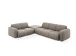 Kairinė kampinė sofa Windsor & Co Lola, 315x250x72 cm, pilka kaina ir informacija | Minkšti kampai | pigu.lt