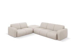 Kairinė kampinė sofa Windsor & Co Lola, 315x250x72 cm, smėlio spalvos kaina ir informacija | Minkšti kampai | pigu.lt