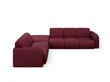 Kairinė kampinė sofa Windsor & Co Lola, 315x250x72 cm, tamsiai raudona цена и информация | Minkšti kampai | pigu.lt