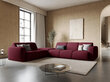 Kairinė kampinė sofa Windsor & Co Lola, 315x250x72 cm, tamsiai raudona kaina ir informacija | Minkšti kampai | pigu.lt