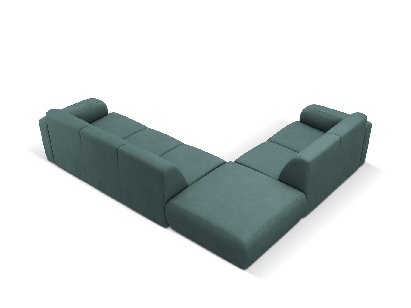 Kairinė kampinė sofa Windsor & Co Lola, 315x250x72 cm, šviesiai žalia цена и информация | Minkšti kampai | pigu.lt