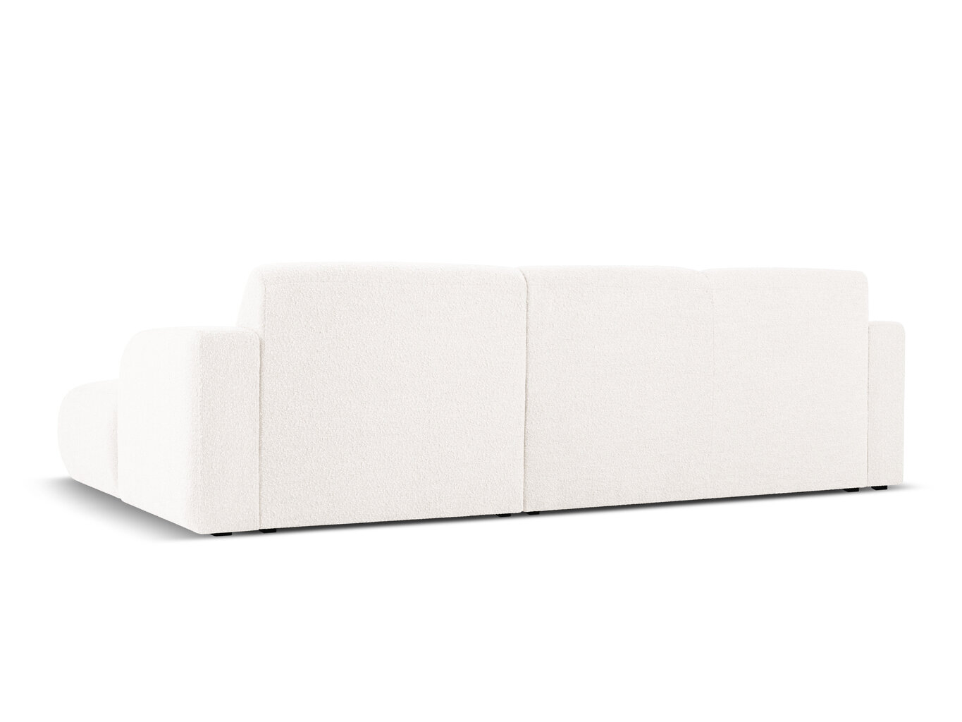 Keturvietė dešininė sofa Windsor & Co Lola, 250x170x72 cm, balta kaina ir informacija | Minkšti kampai | pigu.lt